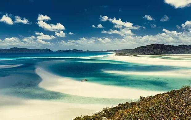 Sink into holiday mode at whitehaven beach · day 3: Discovery Nomads Sydney To Cairns Adventure Tour